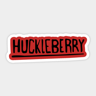 Huckleberry Sticker